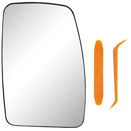 Bywindup Rétroviseur extérieur en verre Rétroviseur latéral convexe chauffant Côté droit Compatible avec Renault Master 3 DCi Nissan NV400 Opel Movano B CDTi Remplacement pour 963655132R