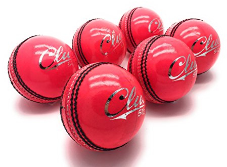 Mozi Sports, Herren, per Hand genäht, Club, Kreis, Cricket-Ball, hochwertig, Senior, offizielle Bälle, Set aus 6 Stück, Gewicht: 156 g