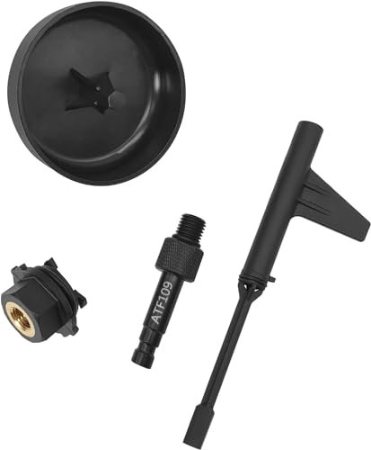 ZKTOOL 4-TLG Neuer Metall-Stab Getriebe Tankwerkzeugadapter Passend für Mercedes Benz 725.0 9-Gang-Getriebe, Getriebeöl Füllwerkzeug, Getriebeöl Wechsel Einfüllen Adapter, Getriebe Ölwechsel Werkzeug