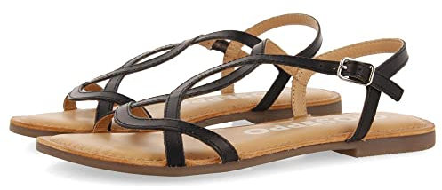 GIOSEPPO Damen Lamim Sandale, Schwarz, 38 EU