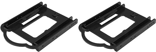StarTech.com 2.5 HDD / SDD Mounting Bracket for 3.5 Drive Bay - Tool-less Installation - 2.5 Inch SSD HDD Adapter Bracket (BRACKET125PT) (Pack of 2)