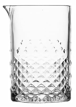 CIYODO Kristall Cocktail Rührglas Mit Dickem Boden Professionelles Mischglas Für Barkeeper Und Cocktails Für Zuhause Oder Veranstaltungen Ausgießen Mit Eagle Beak Design