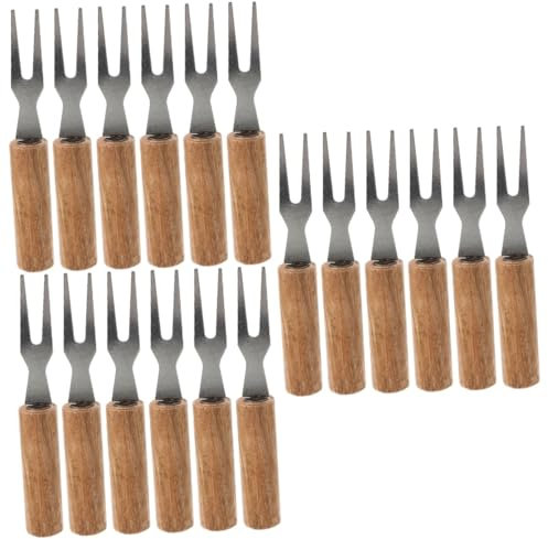 BESPORTBLE Grill Putzen 18 Grillgabel Auf Den Kolbenhaltern Kochgabel Für Die Bbq-maishalter Obstspieße Fonduegabeln Mais-grillgabeln Marshmallow-röststäbchen Grillzubehör