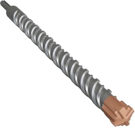Maysay SDS Plus - Broca para martillo perforador (40 x 600 mm, con 4 cuchillas de metal duro), para piedra, hormigón, madera, ladrillo y azulejos