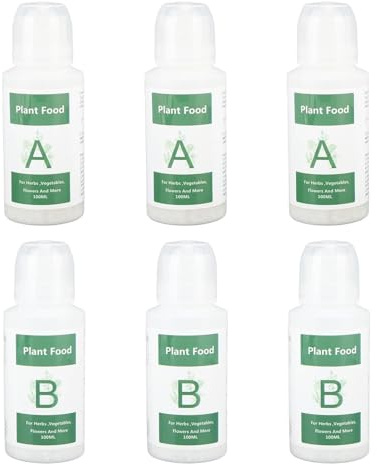 3 Set di nutrienti idroponici, fertilizzante per piante da interno per il s-istema di coltivazione i-droponica, alimenti vegetali a & b forniture idroponiche per frutta verdura fiori