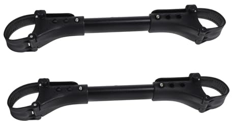 Abaodam Conector Doble para Unir Dos Cochecitos en Uno Gemelar Resistente para Cochecito de Aluminio Negro Paquete de 2 Piezas Uso al Aire Libre