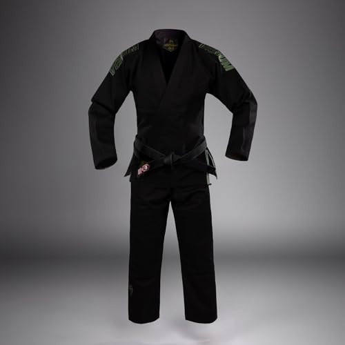Venum BJJ-Kimono Contender Evo 2.0 (380 GSM) - Schwarz - A3