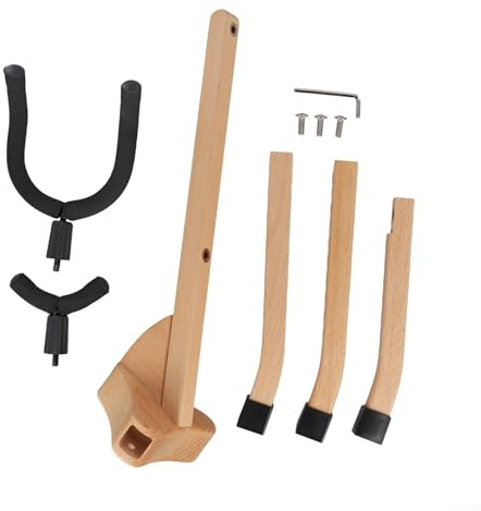 ZYNCUE Soporte para saxofón de madera maciza, trípode para saxofón alto tenor