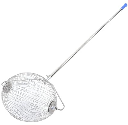 WGFOIP Nut Gatherer, Stainless Steel Roller Picker Upper Yard Picker Upper for Walnuts Acorns Pecans Small Fruits