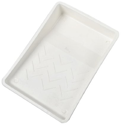 Aexit Stripe Embossed Special tool Interior 9 White Plastic Varnish Paint Roller Tray Liner Model:68as283qo674