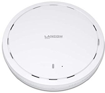 LANCOM LW-600 (WW) WiFi-6 Access Point mit bis zu 1775 MBit/s im Rauchmelder-Design, Zwei integrierte Antennen, PoE (IEEE 802.3af), Dual Concurrent WLAN (2,4 & 5 GHz) 2x2 MU-MIMO, Weiß