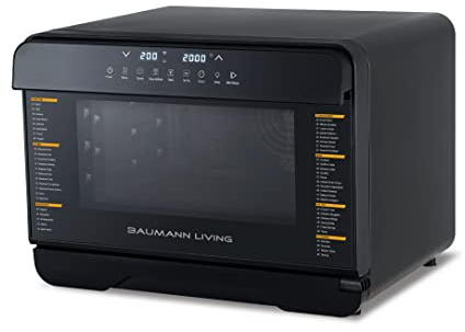 Baumann Living Multifunction Air Fryer Steam Oven Convection Countertop All-in-One Appliance.