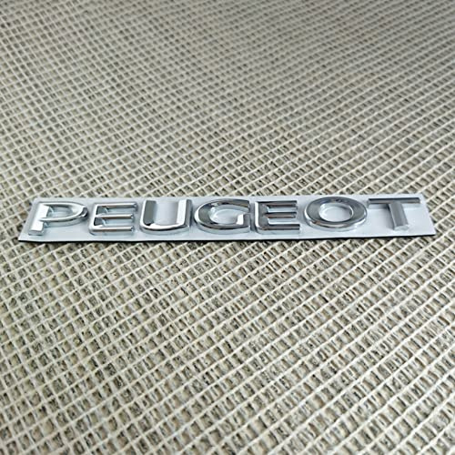 Métal pour Peugeot Badge 3008 308 2008 208 408 4008 5008 307 508 206 207 301 Autocollant De Voiture Arrière Queue Tronc Emblème Étiquetage Stickers