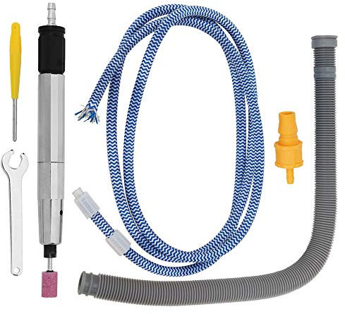 Pneumatic Engraving PenIndustrial Air Die Grinder Lengthen Straight Pneumatic Grinding Machine Micro Die Grinder Tool 65000rpm Air Powered Die Grinder for Grinding Cutting