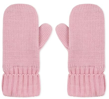 Petit Bateau Barnvantar i stickad fleecefodrad