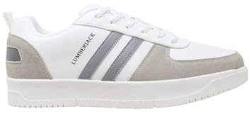 LUMBERJACK Scarpa Uomo Sportiva KLAN 102237959/60 (White, Sistema Taglie Calzature EU, Adulto, Uomo, Numero, Media, 41)