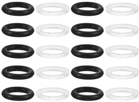 Milisten 20 Piezas Kit de Juntas de Sellado para Gato Hidráulico Accesorios de Reparación para Gato de Piso Repuesto Resistente y Compatible para Mantenimiento de Prensas Hidráulicas