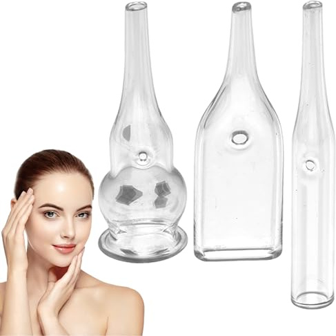 Aspiradora de poros, 3 unidades de aspiradora removedora de espinillas, 3 botellas diferentes en forma de espinillas, limpiador de poros con succión facial transparente para el hogar, salón de bellez