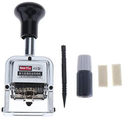 Amagogo 6 Automatische Nummeriermaschine, Selbstfärbend