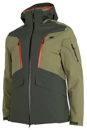 4F Herren Ski Jacket Kumn008 Jeans, Dunkelgrün, XXL