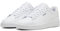 Puma Smash 3.0 L Unisex Sneaker , Puma White Rosebay Puma Silver, 41 EU