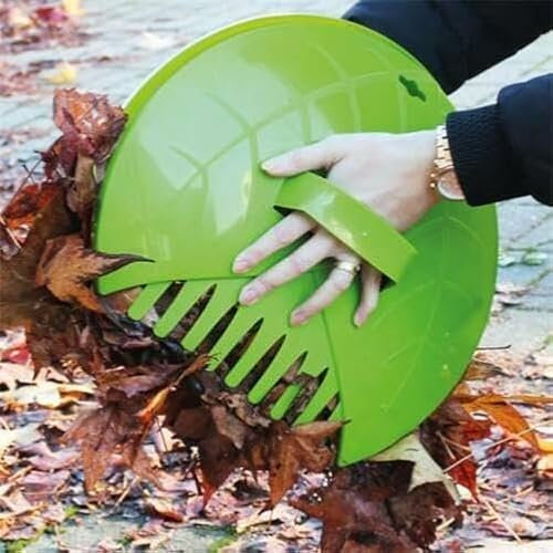 2Pc Large Garden Leaf Grabber Set Handheld Collector Grabs Gather Leaves Cleaning Garden Waste Rubbish Cleaning Tool Lightweight