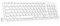 PINKCAT Rechargeable Wireless Keyboard, 2.4G/Bluetooth Ultra Slim Silent Keyboard with Numeric Keypad for Mac/Computer/Desktop/PC/Laptop/Surface/Smart TV/Notebook and Windows 10/8/7 - White