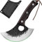 FULLHI Küchenmesser mit Schutz, Mehrfarbiger Griff Kochmesser, Geschmiedetes Fleischermesser mit vollem Tang für Outdoor, Camping, BBQ, Weihnachtsgeschenke