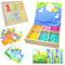 Mosaik Steckspiel für Kinder, Mosaik Bastelset Kinder ab 2-8 Jahre, Mosaik Steckspiel Pegboard mit 240 Steckperlen 10 Bilder, Montessori Spielzeug Geschenke für Mädchen Junge