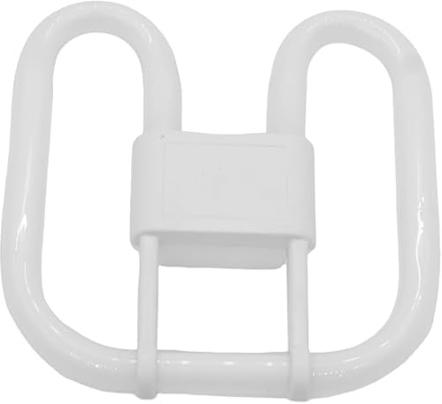 Bynome Bombilla de 4 pines 2D Gr10q 4 pines 16 W casquillo blanco estándar (6500 K) bombilla fluorescente compacta para baño, lámpara de ahorro de energía