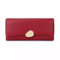 Feliz&Luk Geldbörse Damen Gross Portemonnaie für Frauen PU Leder Lange Elegante Brieftasche mit Reißverschluss 9 Kartenfächern Große Kapazität Red