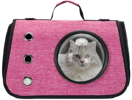 Katttransport, hangarfartyg för - Transport Bag Animal Puppy Carrier andas | Vikbar bärbar bärväska med fönster, husdjurstillbehör för ca-vandring