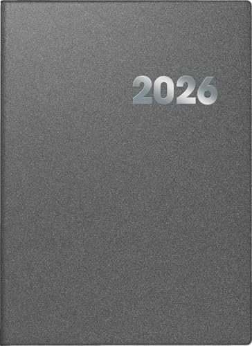 BRUNNEN bokkalender mod. 789 2026 | A4, plast, grå