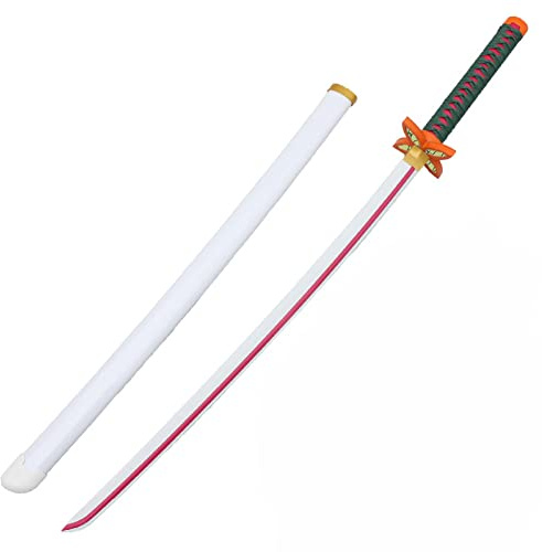TQVLNMCR Espada samurái de Anime, Modelo de Arma Que imita Personajes de Anime, Variedad de Estilos, Ideal for Amantes del Anime (tamaño: 104 cm, Color: Alto)