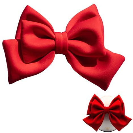 QOCUILC Fiocco Decorativo per Casco Moto Autoadesivo – Accessorio in Tessuto per Personalizzare Caschi, Bicicletta Casco, Sci Casco – Facili da Installare