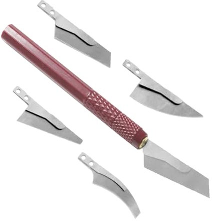 Kit De Sierra Para Mano Con 7 Cuchillas, Cuchillo De Modelado Preciso, Herramientas De Sierra De Metal, Mini Navaja De Navaja Multifunción Para Trabajos Manuales, Modelos De Bricolaje, Cortes Finales