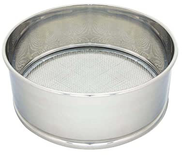 Harinero Tamizador Acero inoxidable Ø 20 cm. Con 3 Mallas Intercambiables