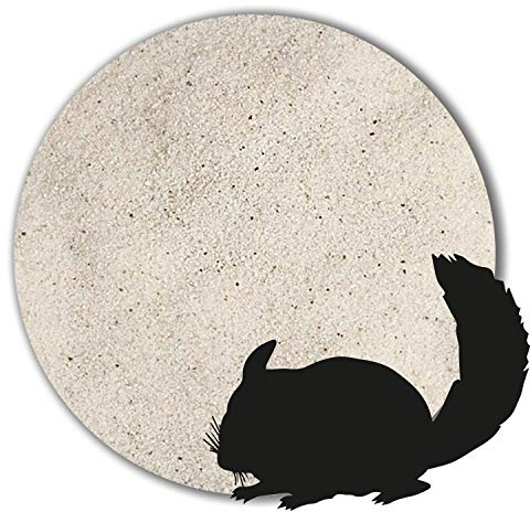 Anbobo 10 kg Chinchillasand Badesand Hamster hocherhitzt keimfrei samtweich weiß