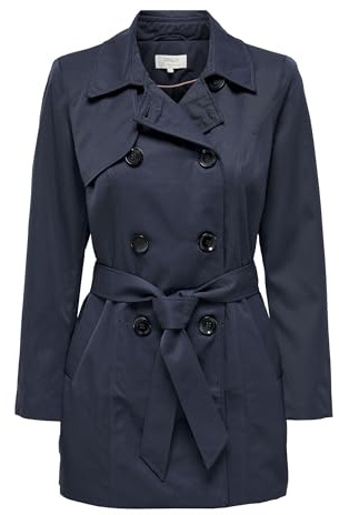 ONLY dam Jacka onlvalerie trenchcoat Otw Noos, natthimmel, 3XL