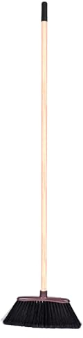 Apex Scopa Alta per Interni ed Esterni con Manico in Legno – Setole Lunghe Morbide e Resistenti, Ideale per Pavimenti Ruvidi – 130 cm