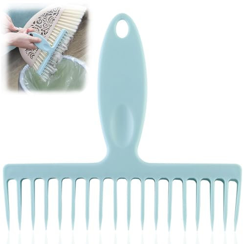 Peine para Depilación de Escoba, Cepillo de Pelo para el Hogar, Herramienta Limpiadora, Escoba, Cepillo para Polvo, Colectores de Pelo de Alcantarillado de Baño
