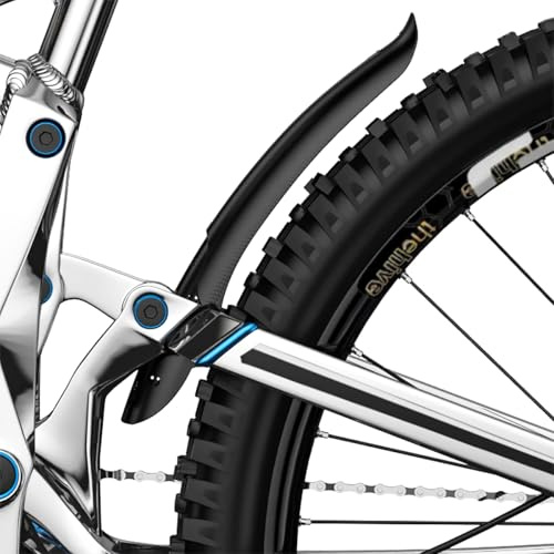 MidGard Fahrrad Schutzblech für Hinten oder Vorne E-Bike für 24-29 Zoll Fahrräder, MTB Mudguard mit 6 Kabelbinder 2 Stück