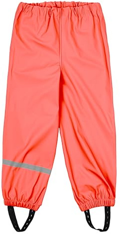 Mikk-line Pantalones de lluvia para niños y bebés | Pantalones impermeables y resistentes al viento para niñas y niños - Ideales para tiempo lluvioso y de barro, pimienta, 140