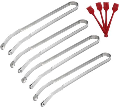 MQODLFP - Alicates para voltear las salchichas, pinzas de cocina, pinzas para barbacoa, pinzas para salchichas, pinzas de cocina de D