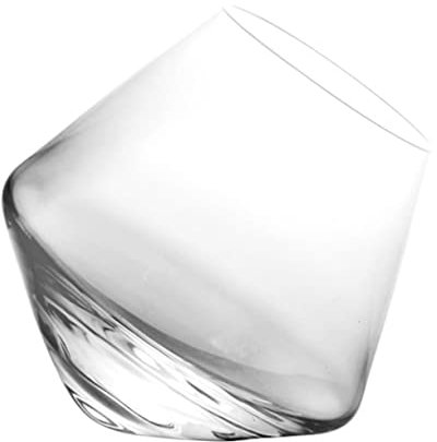 Alipis Bicchiere Da Whisky in Cristallo 300 Ml, Coppa Di Degustazione Stabile e Leggera, Bicchiere Da Bar Portatile Per Whisky, Vino e Cocktail