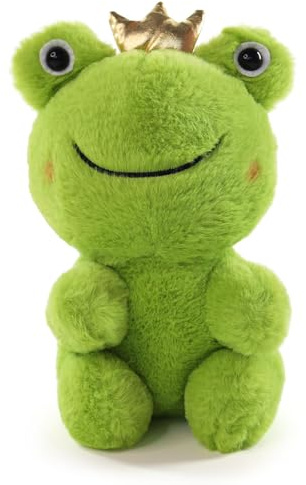 Auroriel Coudre des Grenouilles en Peluche Magnifiques 23 Cm Doux Et Vert Jouet en Tissu Grenouille Peluches Anniversaire pour Filles Garçons Baptême Anniversaire Noël Fê