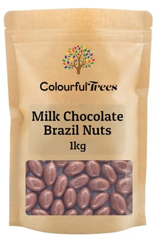 Milk Chocolate Brazil Nuts 1kg by Colourful Trees