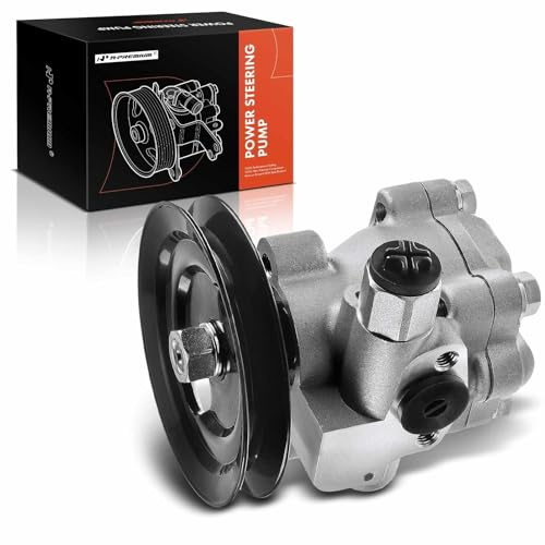 A-Premium Power Steering Pump, with Pulley, Compatible with Hyundai Accent 1996-2005, Dodge Verna 2004-2006, 1.5L 1.6L, Replace # 5711022502
