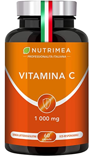 VITAMINA C 1000 mg | Acido Ascorbico | Vitalità e Sistema immunitario | 60 capsule vegane