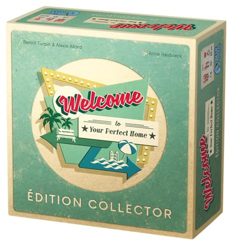 Blackrock Games Welcome – Juego de Mesa – a Partir de 10 años – 1 a 6 Jugadores – Juego rápido y táctico – Edición coleccionista – Incluye Extensiones – Familia – Entre Amigos versión Francesa